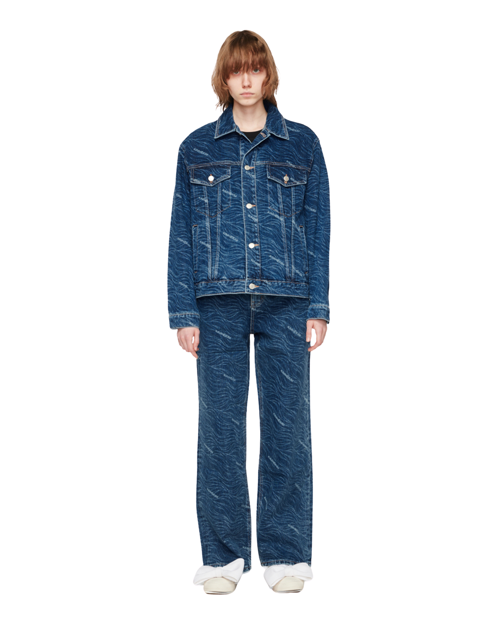 Kimhe Kim - Helon Denim Jacket (Dark Blue) product image 1 | TRAB K-Fashion Australia