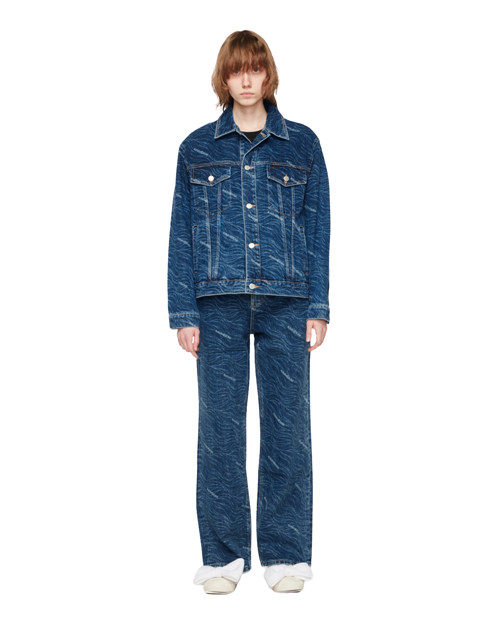 Kimhe Kim - Helon Denim Jacket (Dark Blue) product image 1 | TRAB K-Fashion Australia