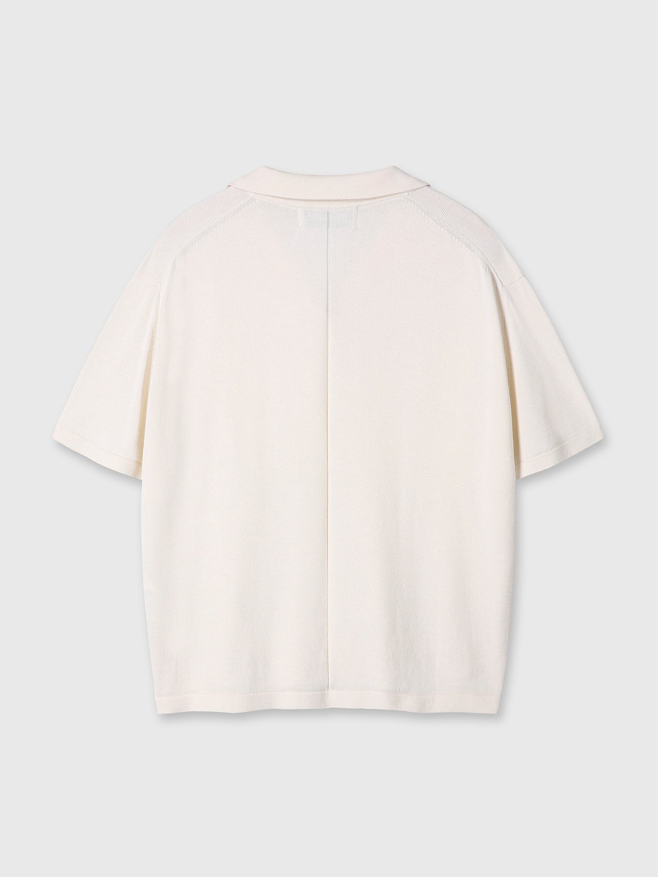 Tonywack - Silk Cashmere Open Collar Knit (Ecru) product image 11 | TRAB K-Fashion Australia