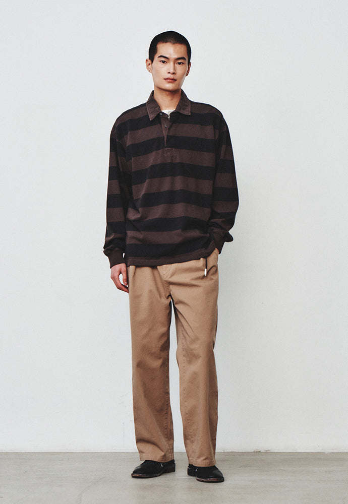 Art if acts - Garment Dyed Rugby Tee (Mud) product image 4 | TRAB K-Fashion Australia