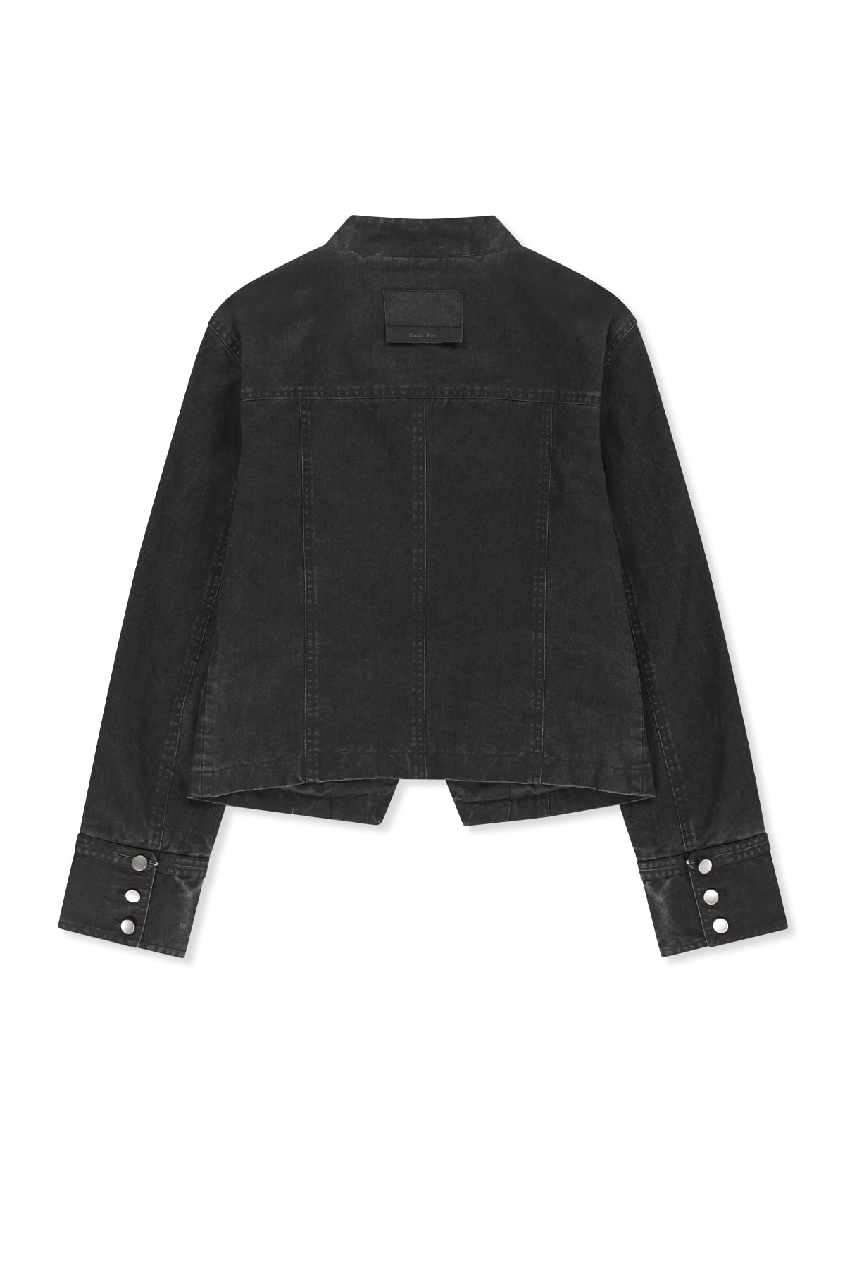 Matin Kim - Vintage Washed Napoleon Jacket (Charcoal) product image 2 | TRAB K-Fashion Australia