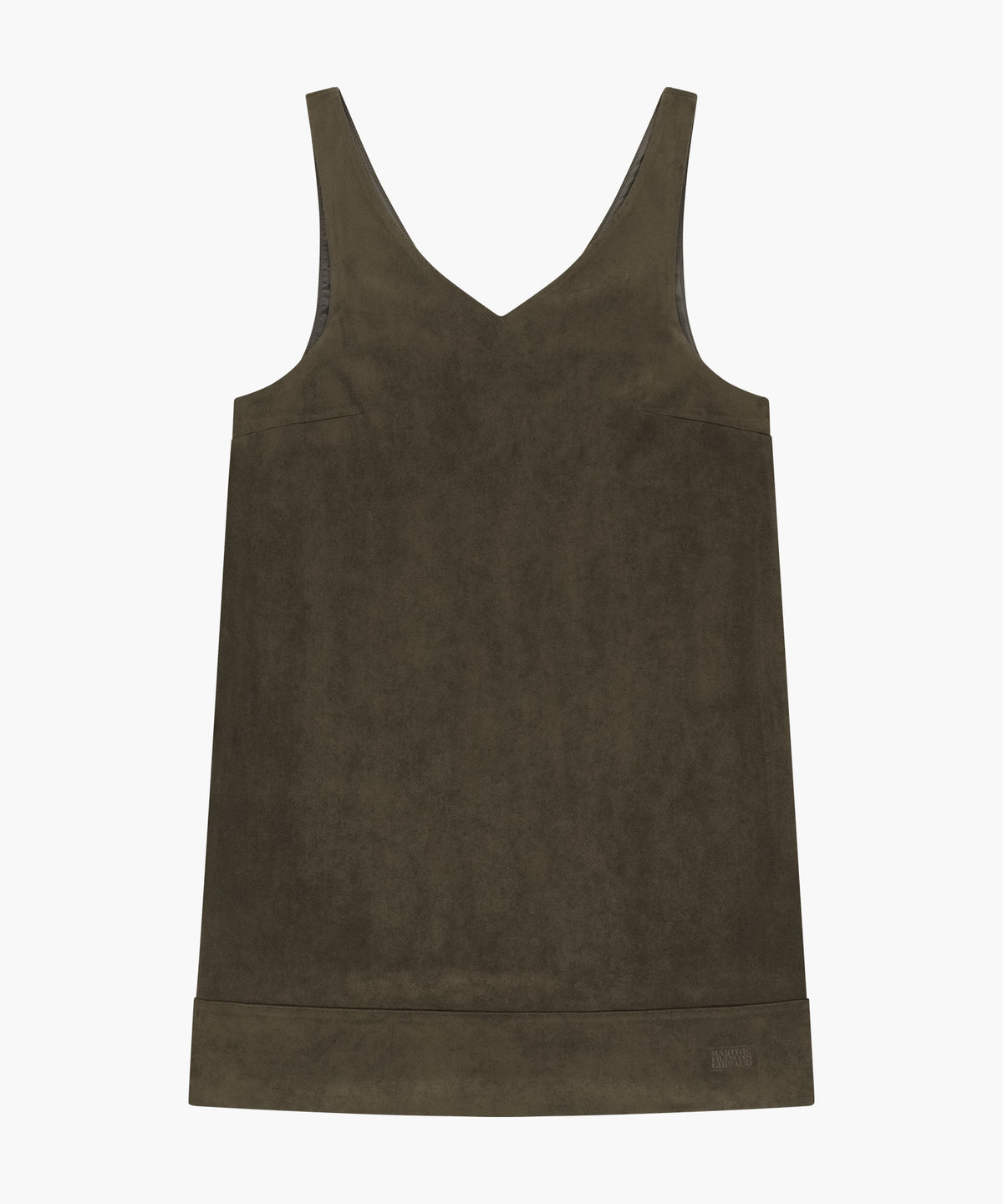 Marithe & Francois Girbaud - Faux Leather Sleeveless Mini Dress (Brown) product image 5 | TRAB K-Fashion Australia