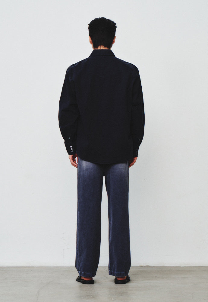 Art if acts - Brushed Chino Pants (Dark Navy) product image 3 | TRAB K-Fashion Australia