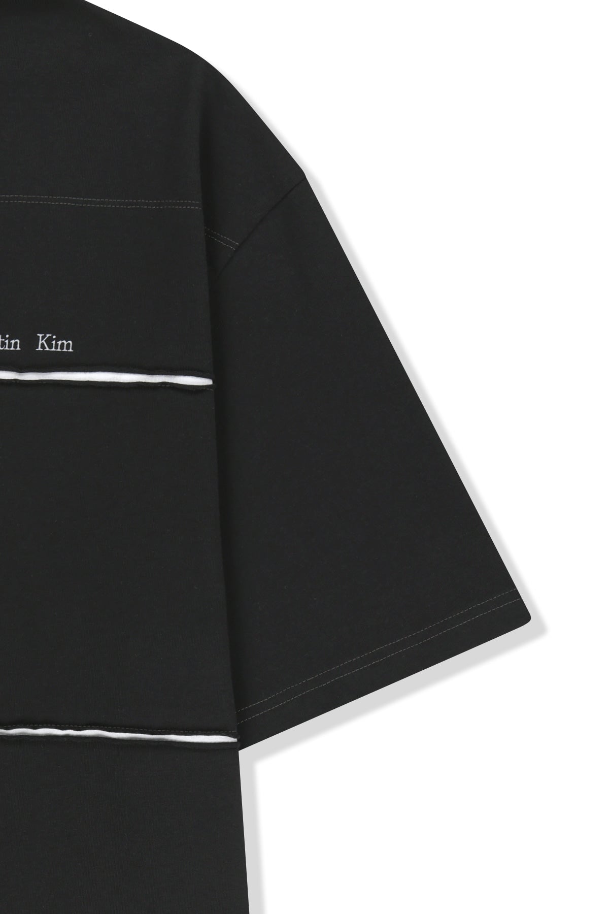 Matin Kim - Cut Out Block Collar Top (Black) product image 4 | TRAB K-Fashion Australia