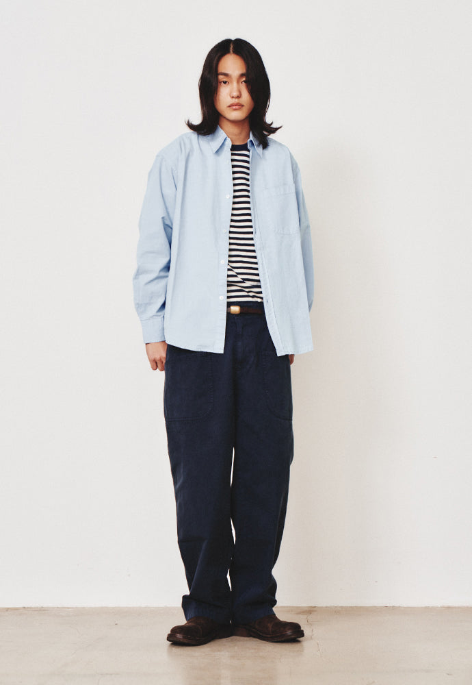 Art if acts - Padre Garment-dyed Shirt (Sky Blue) product image 6 | TRAB K-Fashion Australia