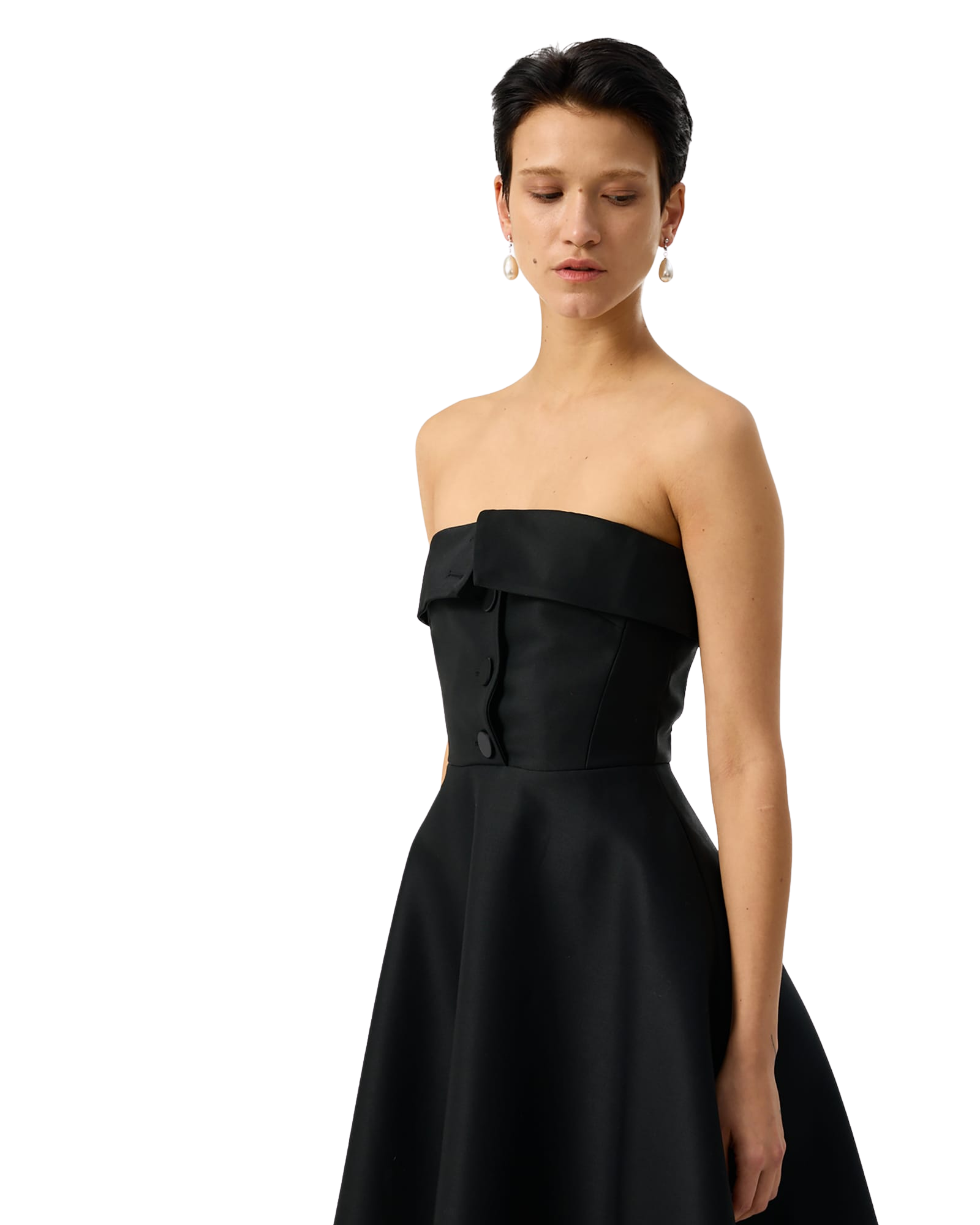 Kimhe Kim - Neo Emma Tube Top Midi Dress (Black) product image 8 | TRAB K-Fashion Australia