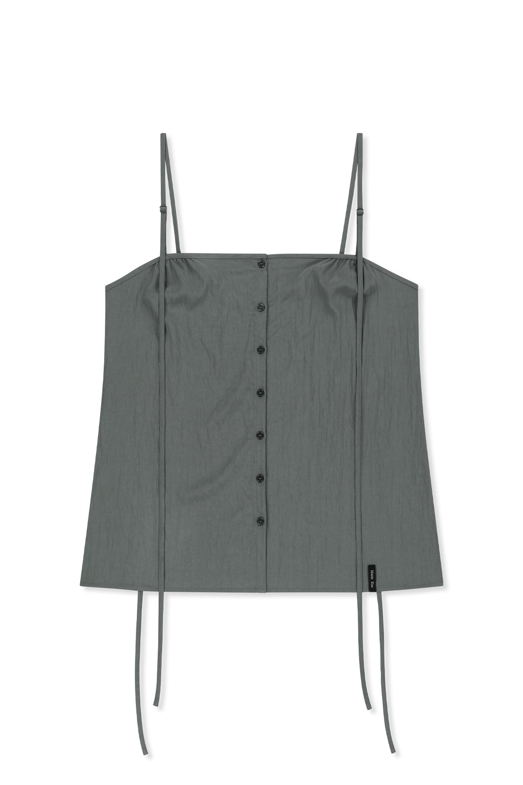 Matin Kim - Button Sleeveless Blouse (Grey) product image 1 | TRAB K-Fashion Australia