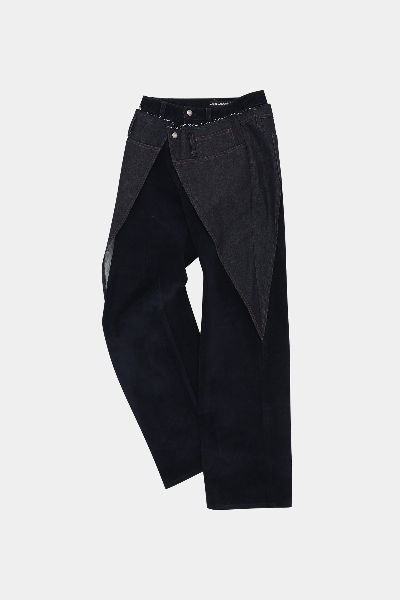 Andersson Bell - Zoe Wrap Pants (Blue) product image 11 | TRAB K-Fashion Australia