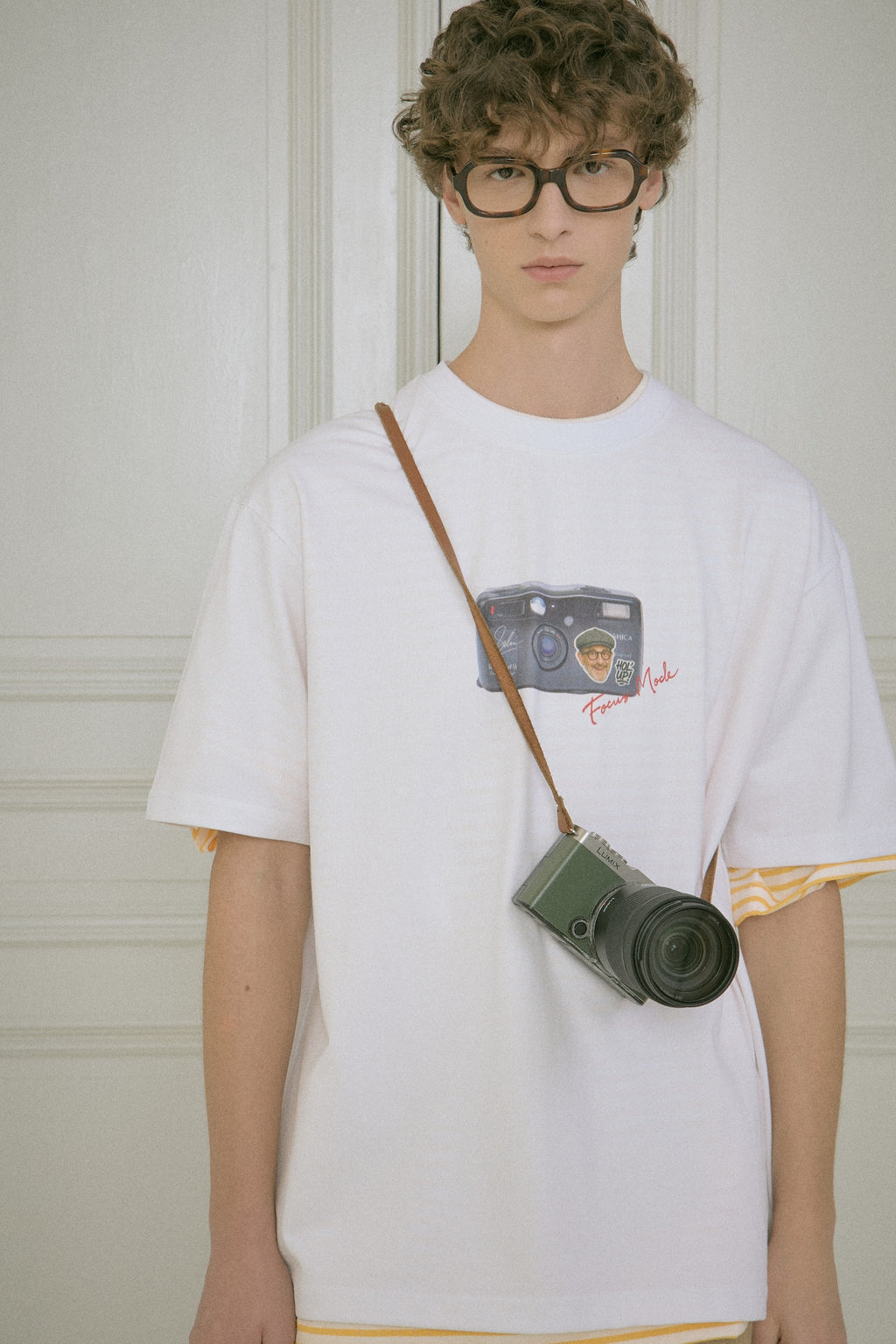 STU - Camera Printing T-Shirt (White) product image 13 | TRAB K-Fashion Australia