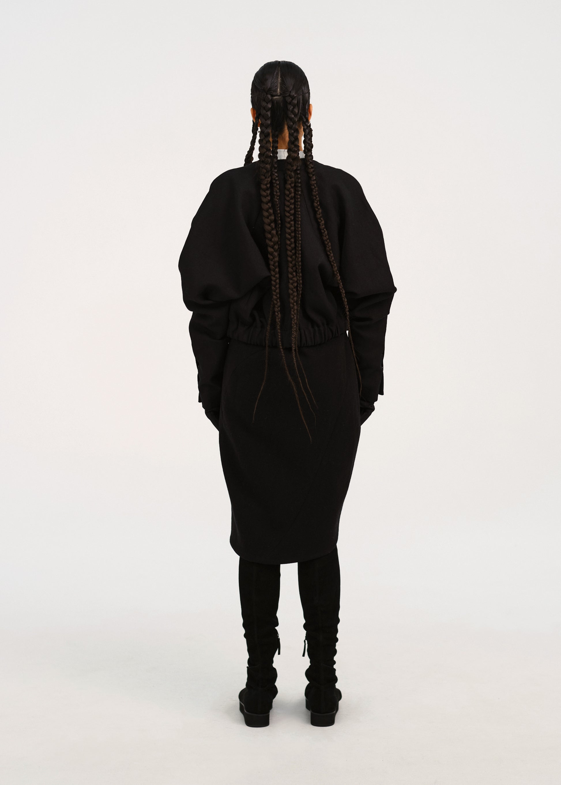 Hyein Seo - Beaded Silver Charm Blouson (Black) product image 3 | TRAB K-Fashion Australia