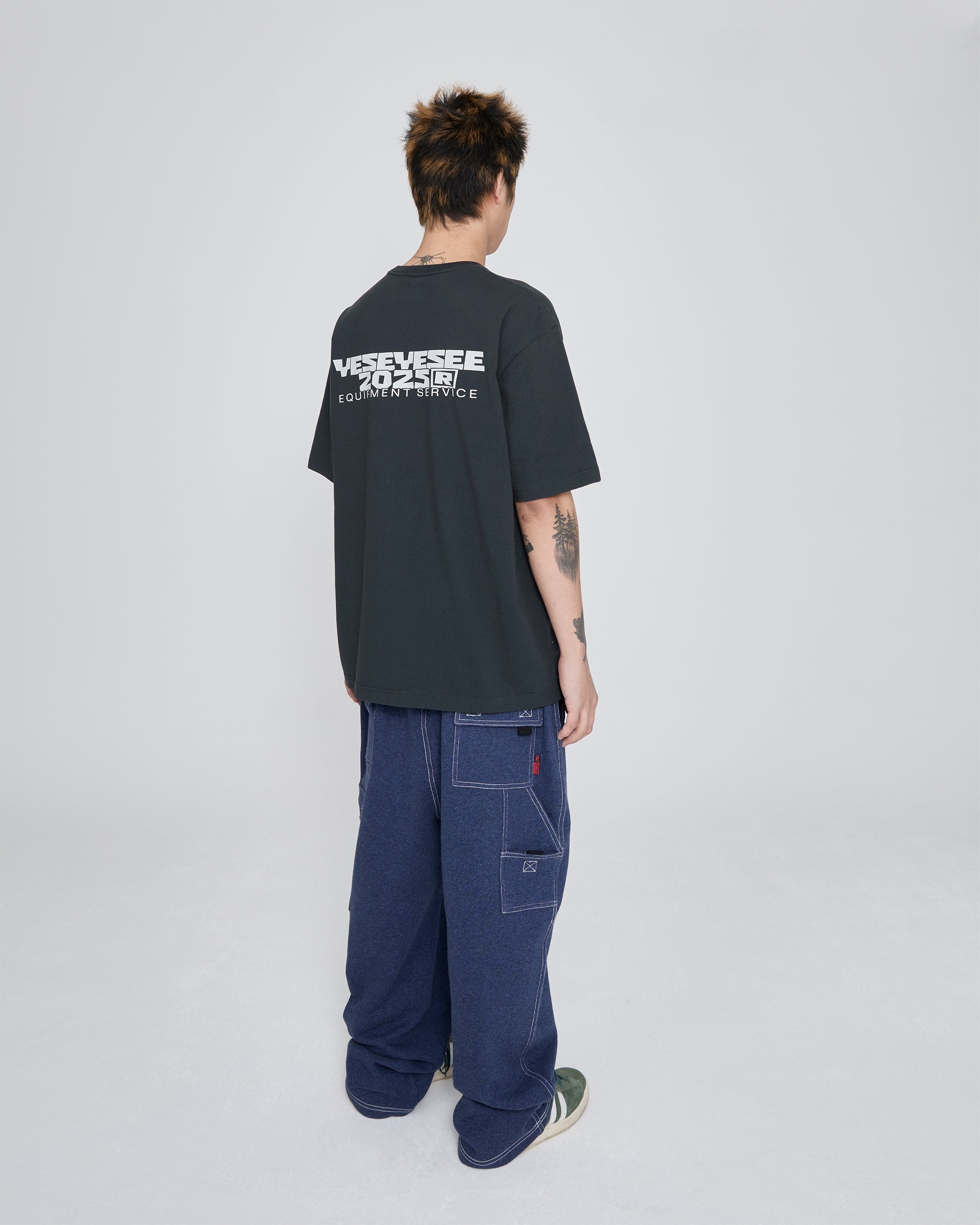 yeseyesee - Y.E.S Multi Painted Tee (Charcoal) product image 9 | TRAB K-Fashion Australia