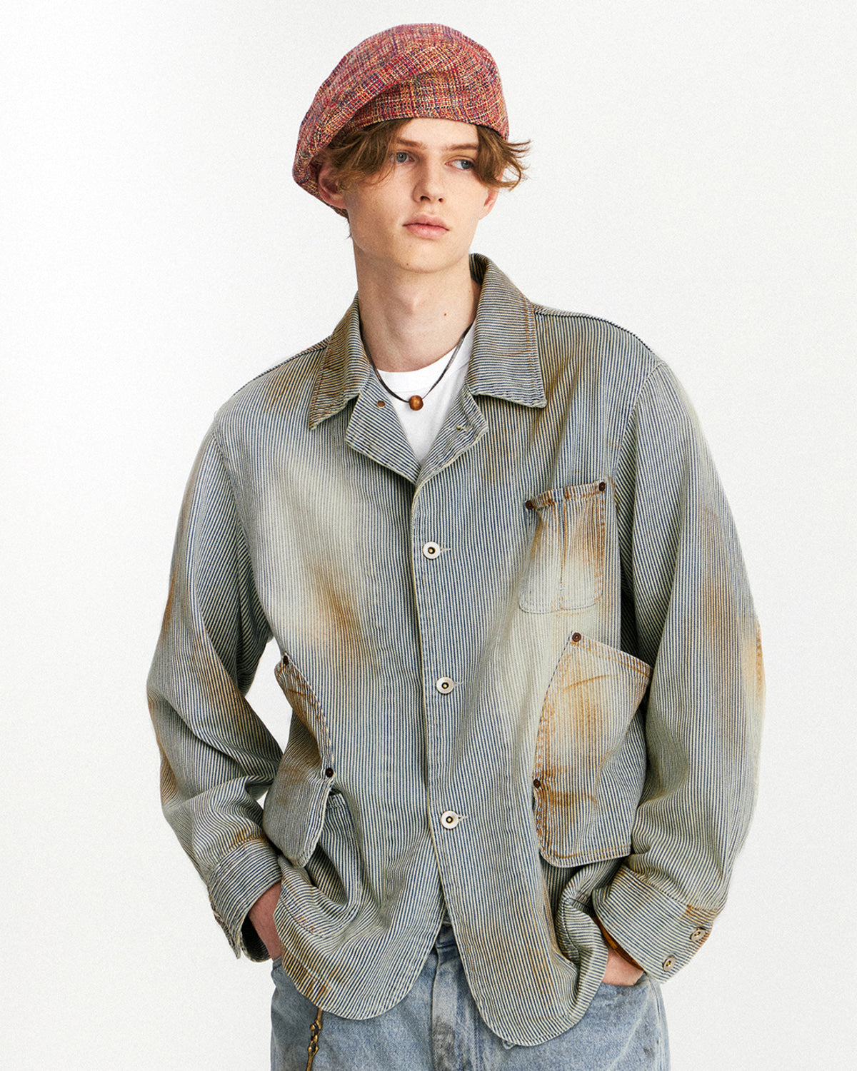 Eastlogue - Shooting Huntsman Jacket (Hickory Stripe) product image 3 | TRAB K-Fashion Australia