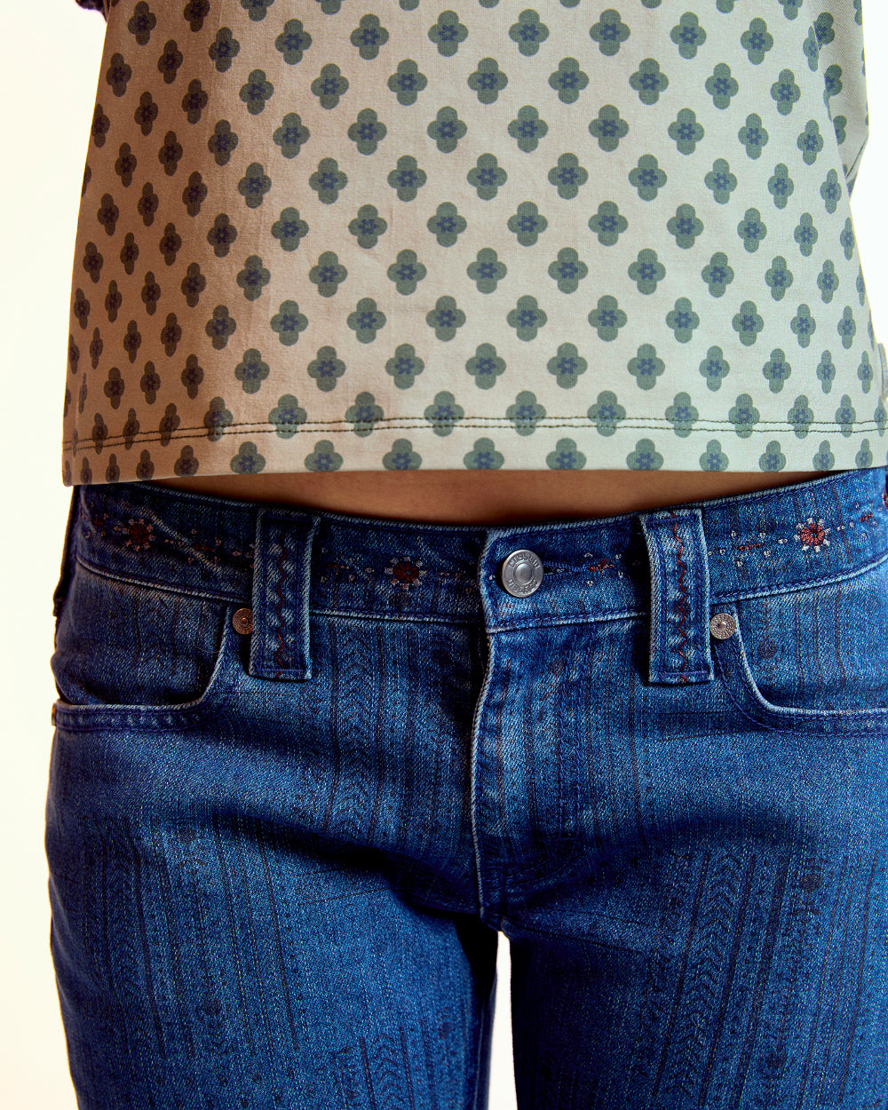 Coyseio - Vintage Bootcut Denim Pants (Blue) product image 6 | TRAB K-Fashion Australia