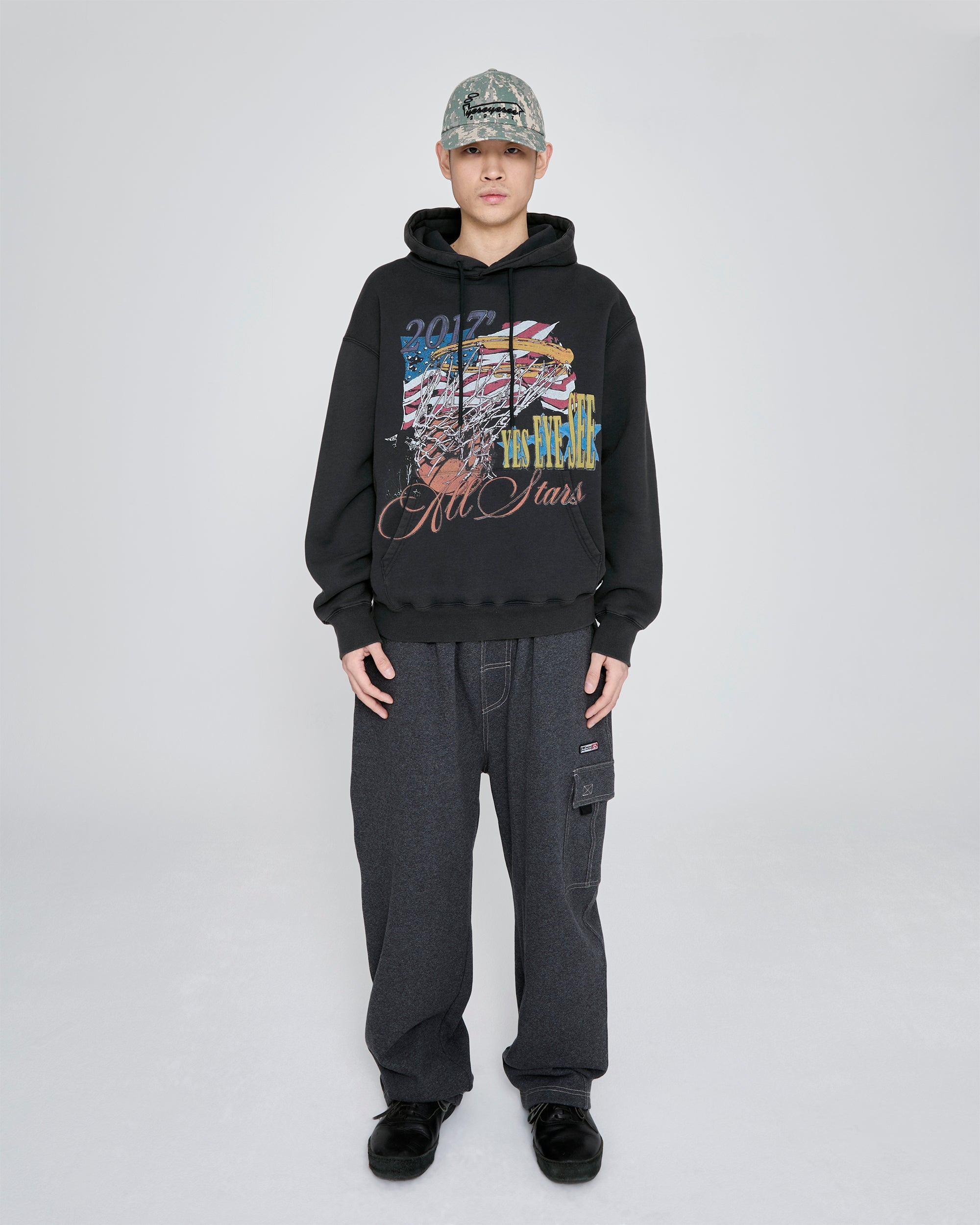 yeseyesee - Y.E.S Goal In Hoodie (Charcoal) product image 6 | TRAB K-Fashion Australia