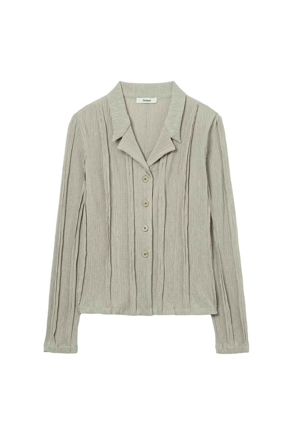 Deinet - Cut Out Pleats Shirt (Khaki) product image 1 | TRAB K-Fashion Australia