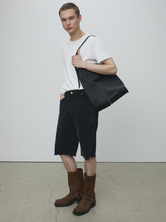 Tonywack - Raw Edge Washed T-Shirt (Off White) product image 6 | TRAB K-Fashion Australia