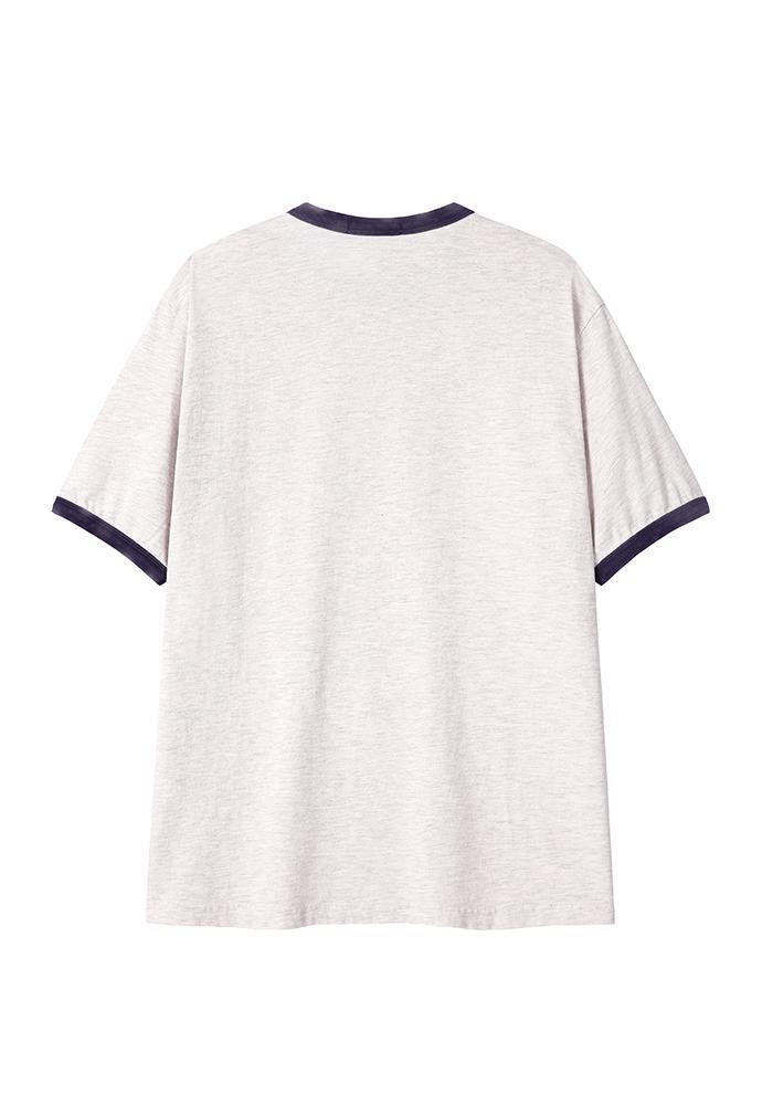 Art if acts - Ringer Tee (Oat/Navy) product image 7 | TRAB K-Fashion Australia