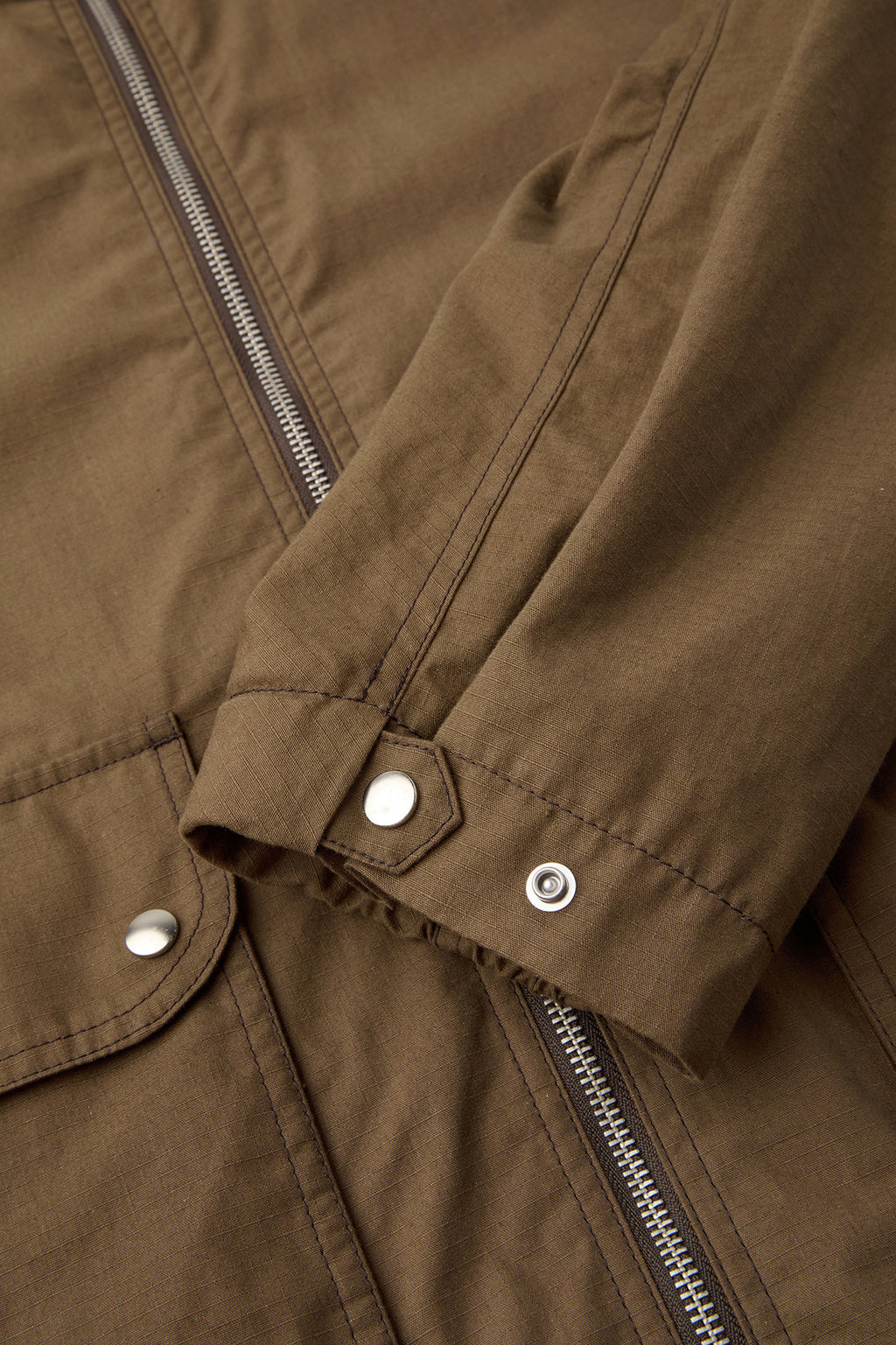 Coor - Stand Collar Cotton Washed Jumper (Dark Brown) product image 6 | TRAB K-Fashion Australia