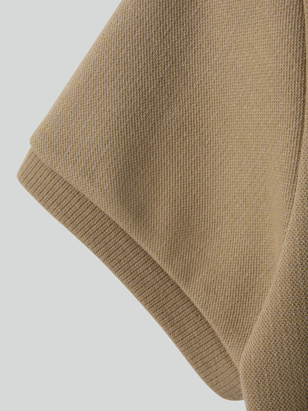 Recto - Slim Fit Pique Top (Khaki Beige) product image 8 | TRAB K-Fashion Australia