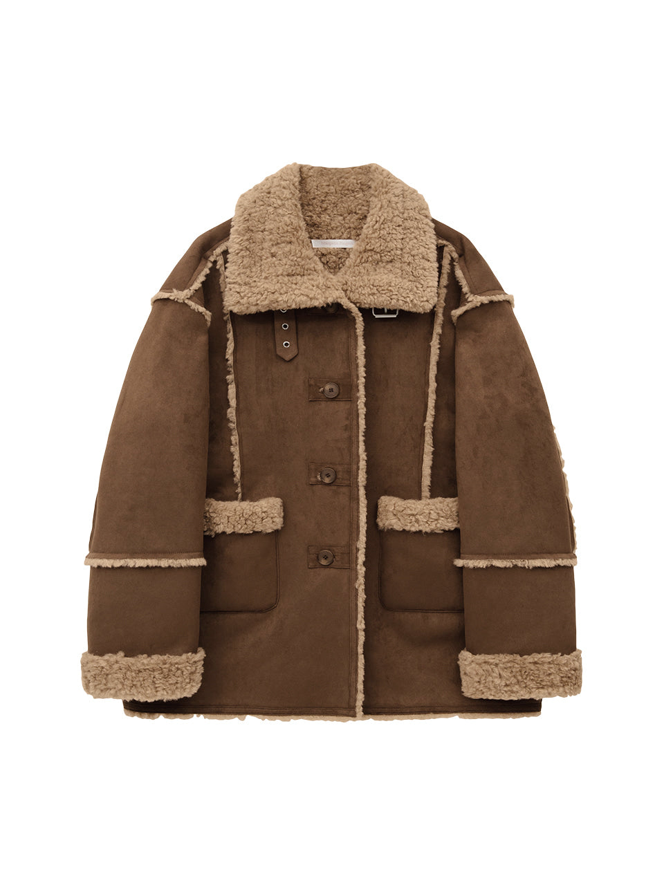 Margarin Fingers - Buckle Suede Mustang (Brown) product image 2 | TRAB K-Fashion Australia