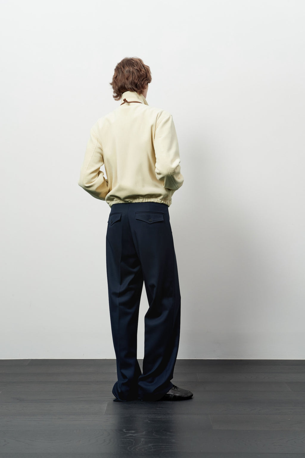STU - Strap Corduroy Jacket (Ivory) product image 8 | TRAB K-Fashion Australia