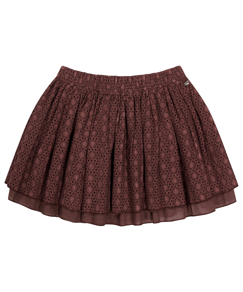 Coyseio - Flower Punching Skirt (Burgundy) product image 15 | TRAB K-Fashion Australia