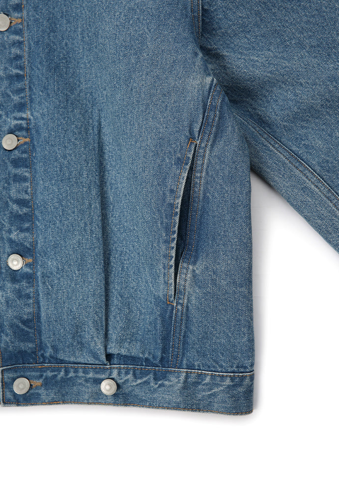 Tonywack - Constructed Pleats Denim Jacket (Faded Vintage Blue) product image 11 | TRAB K-Fashion Australia