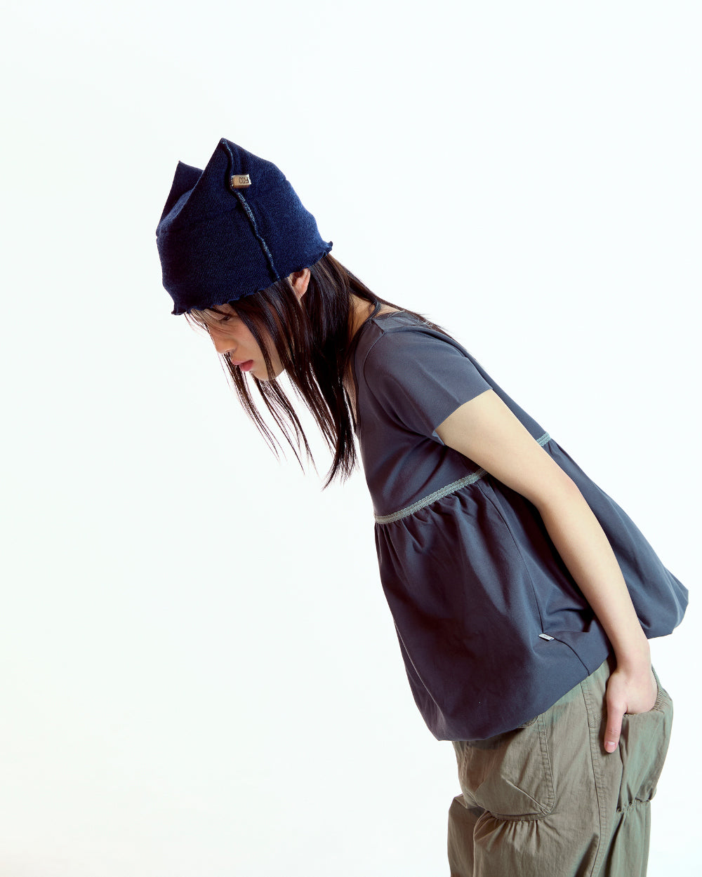 Coyseio - Lace Balloon T-Shirt (Dark Grey) product image 5 | TRAB K-Fashion Australia