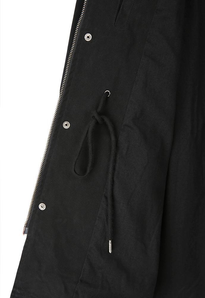 Art if acts - Leather Collar Garment Field Jacket (Faded Black) product image 16 | TRAB K-Fashion Australia