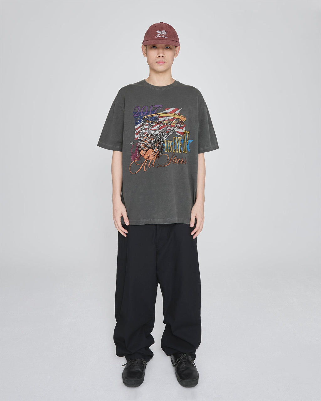yeseyesee - Y.E.S Goal In Tee (Charcoal) product image 7 | TRAB K-Fashion Australia