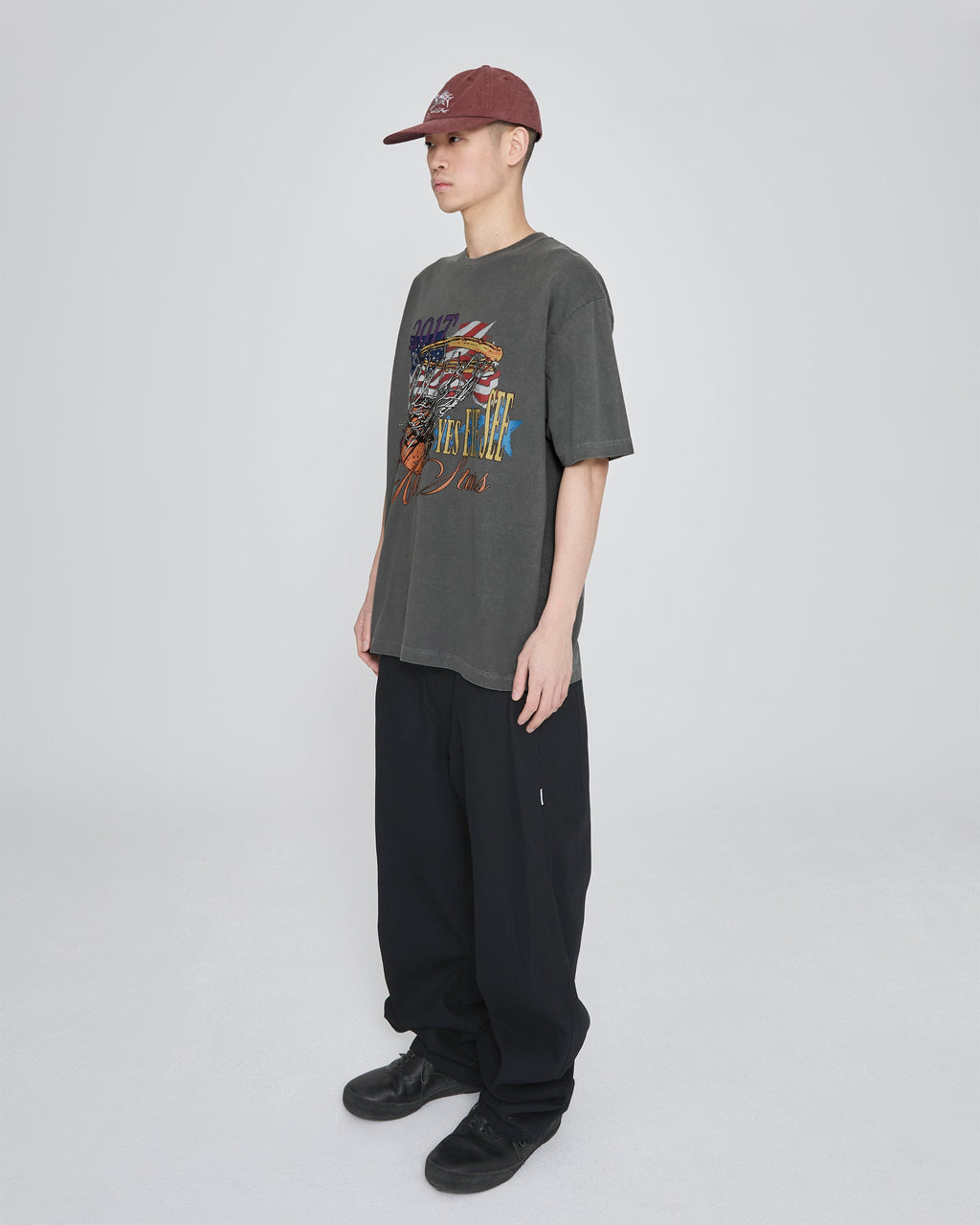 yeseyesee - Y.E.S Goal In Tee (Charcoal) product image 8 | TRAB K-Fashion Australia