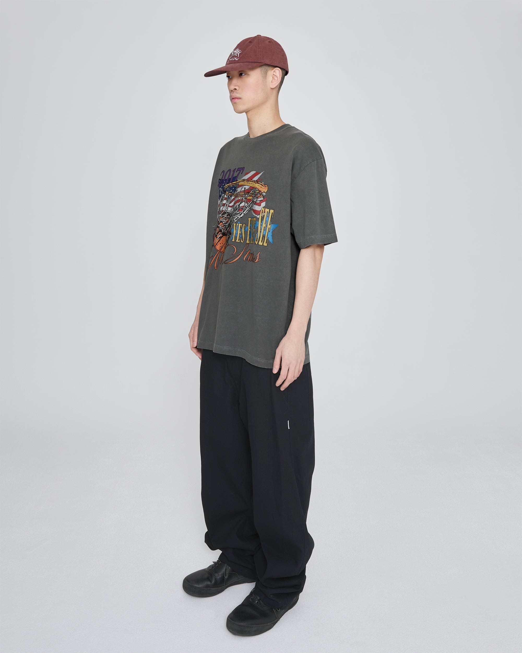 yeseyesee - Y.E.S Goal In Tee (Charcoal) product image 8 | TRAB K-Fashion Australia