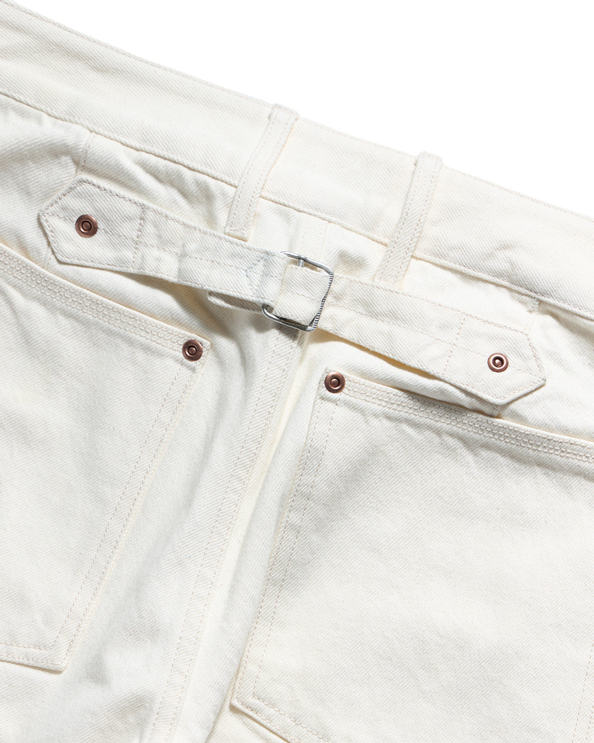 Eastlogue - Cinch Back M-35 Pants (Ecru) product image 6 | TRAB K-Fashion Australia