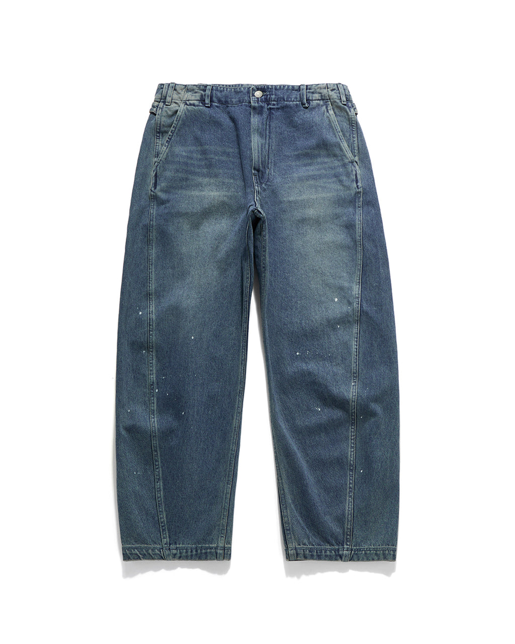 Eastlogue - Cinch Back Curved Pants (Vintage Indigo) product image 2 | TRAB K-Fashion Australia