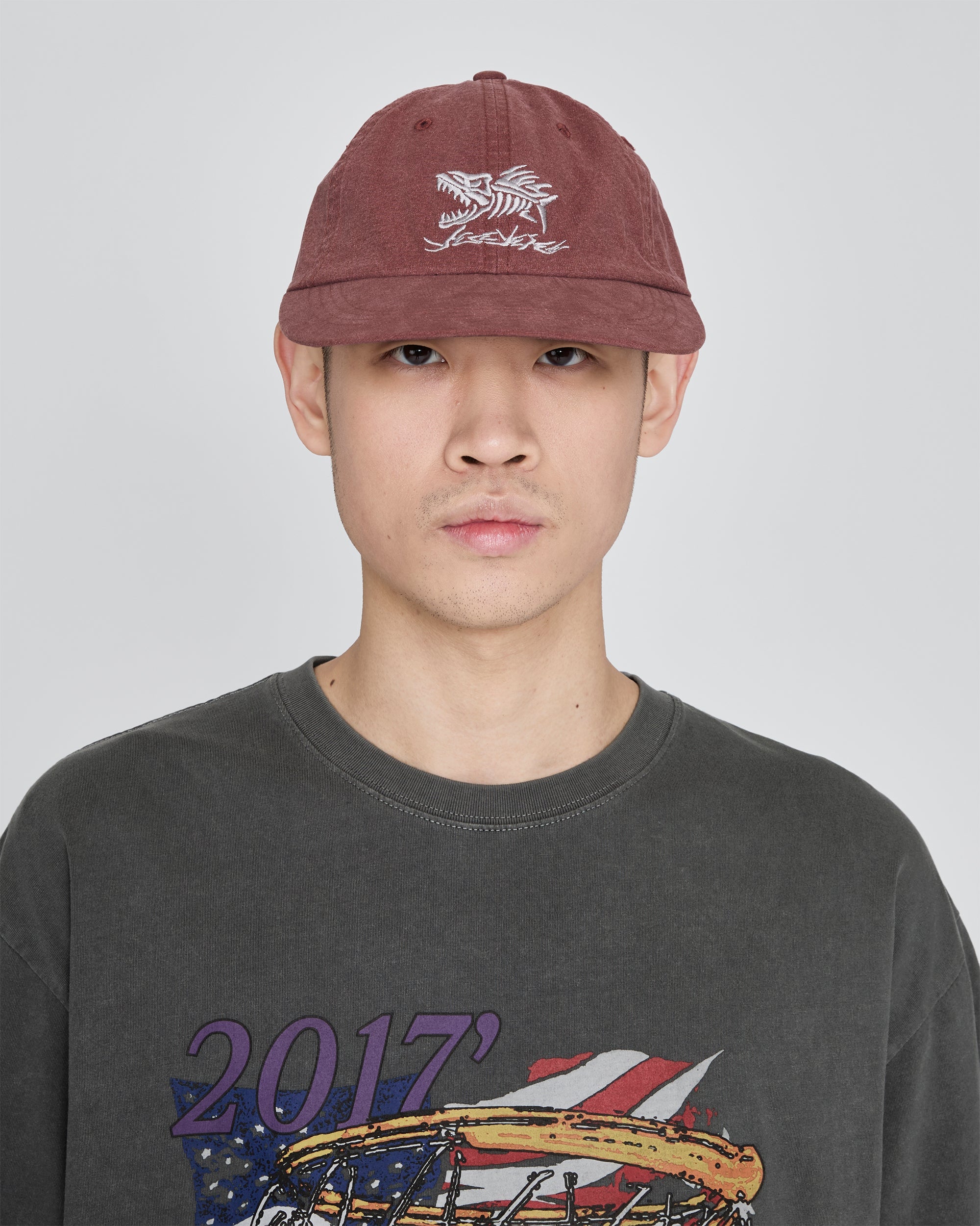 yeseyesee - Fish Born Flexible Cap (Wine) product image 4 | TRAB K-Fashion Australia