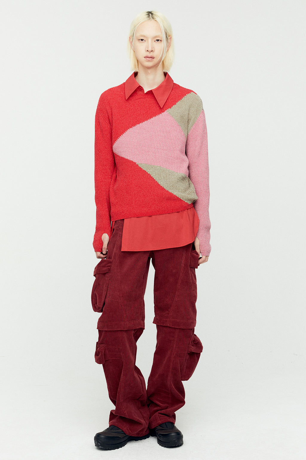 Andersson Bell - Milano Corduroy Cargo Pants (Khaki) product image 6 | TRAB K-Fashion Australia