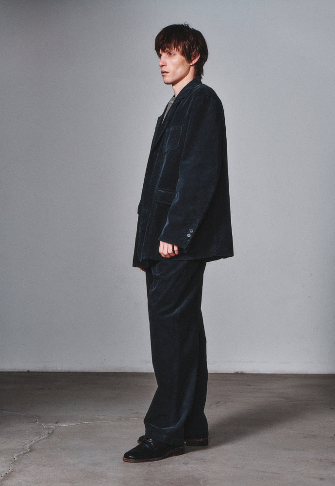 Art if acts - Garment Washed 3 Button Corduroy Blazer (Cliff Navy) product image 2 | TRAB K-Fashion Australia