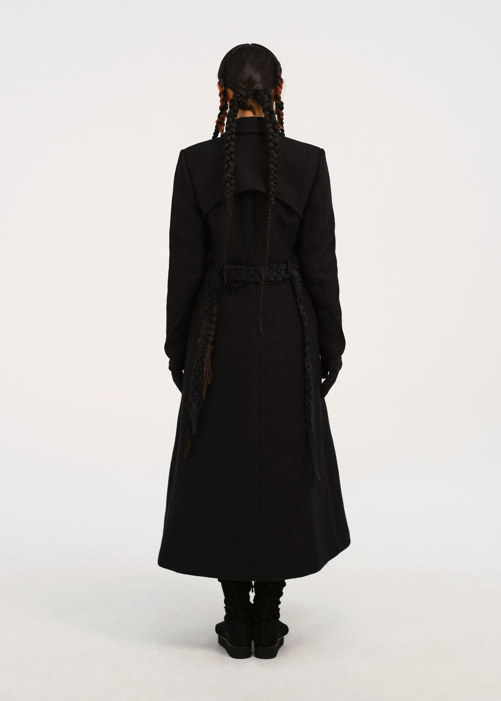 Hyein Seo - Ceramic Button Long Coat (Black) product image 3 | TRAB K-Fashion Australia