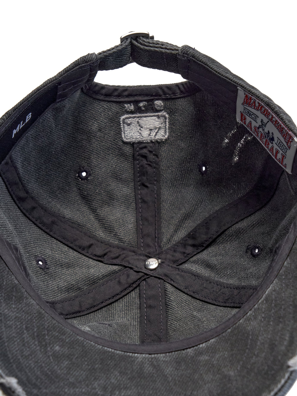 MLB Korea - MLB Damaged Washed Unstructured Ball Cap New York Yankees (Dark Gray) product image 11 | TRAB K-Fashion Australia