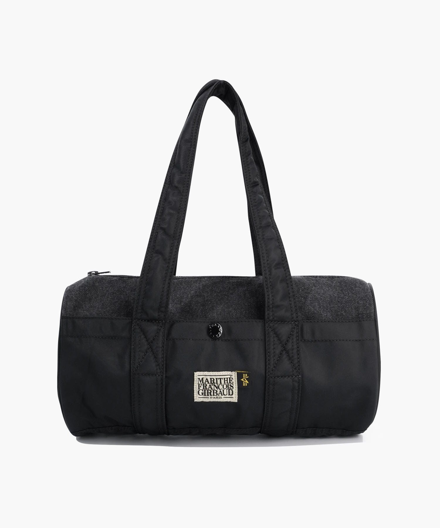 Marithe & Francois Girbaud - Marithe X Alpha Industries Classic Logo Nylon Duffle Bag (Black) product image 1 | TRAB K-Fashion Australia