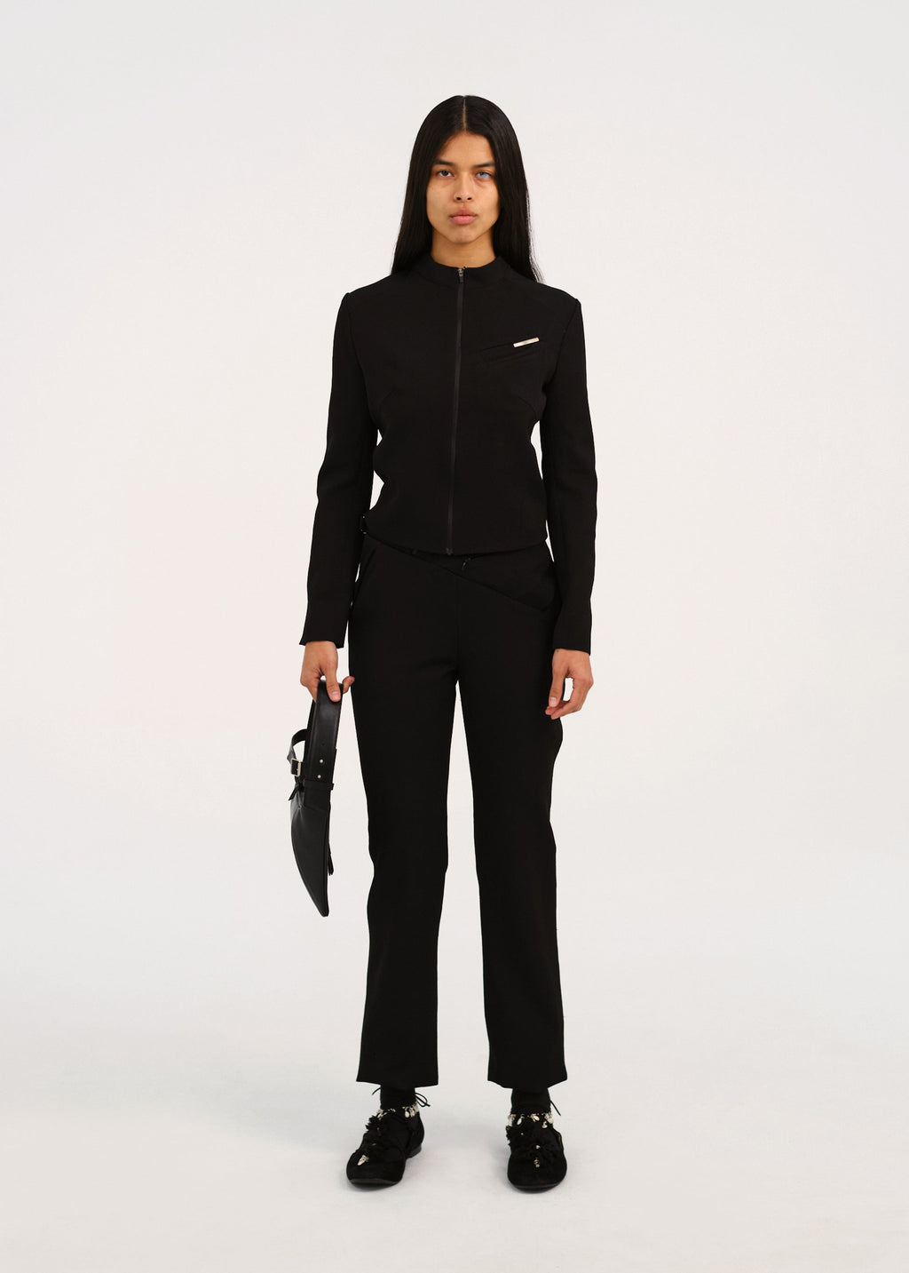 Hyein Seo - Zip Jacket (Black) product image 1 | TRAB K-Fashion Australia
