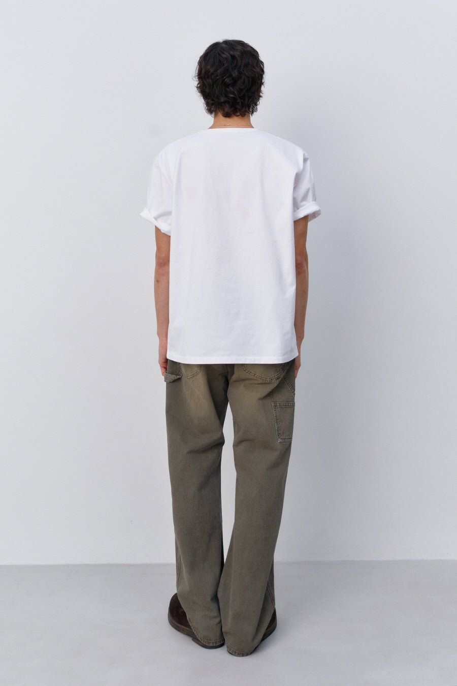 Insilence - Western Boots Graphic T-shirt (White) product image 4 | TRAB K-Fashion Australia