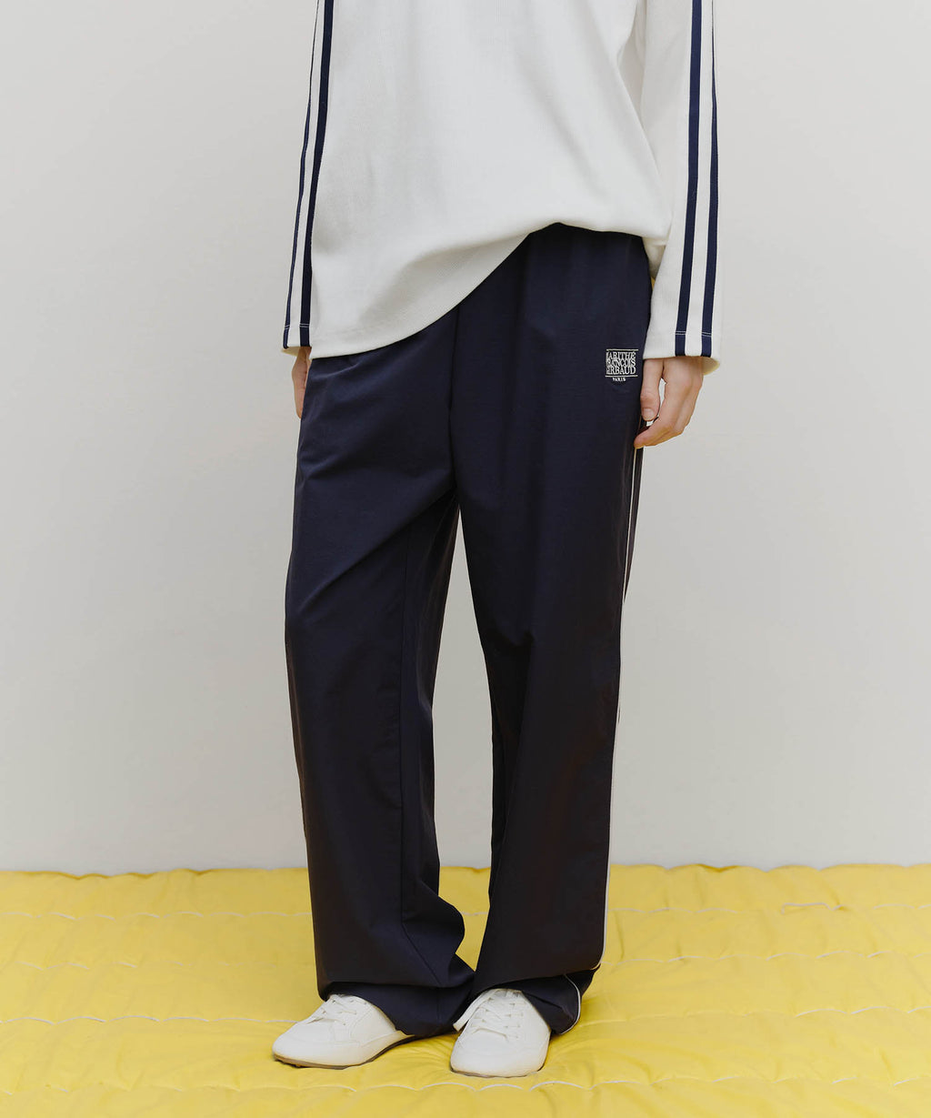 Marithe & Francois Girbaud - Marithe Sport Nylon Track Pants (Navy) product image 1 | TRAB K-Fashion Australia