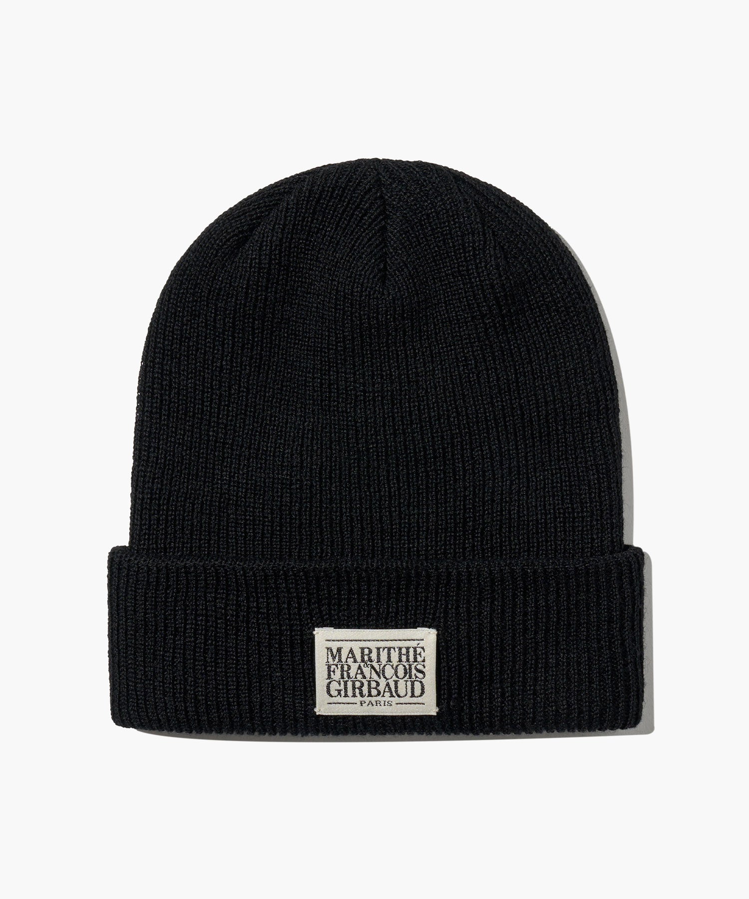 Marithe & Francois Girbaud - Classic Logo Beanie (Black) product image 1 | TRAB K-Fashion Australia