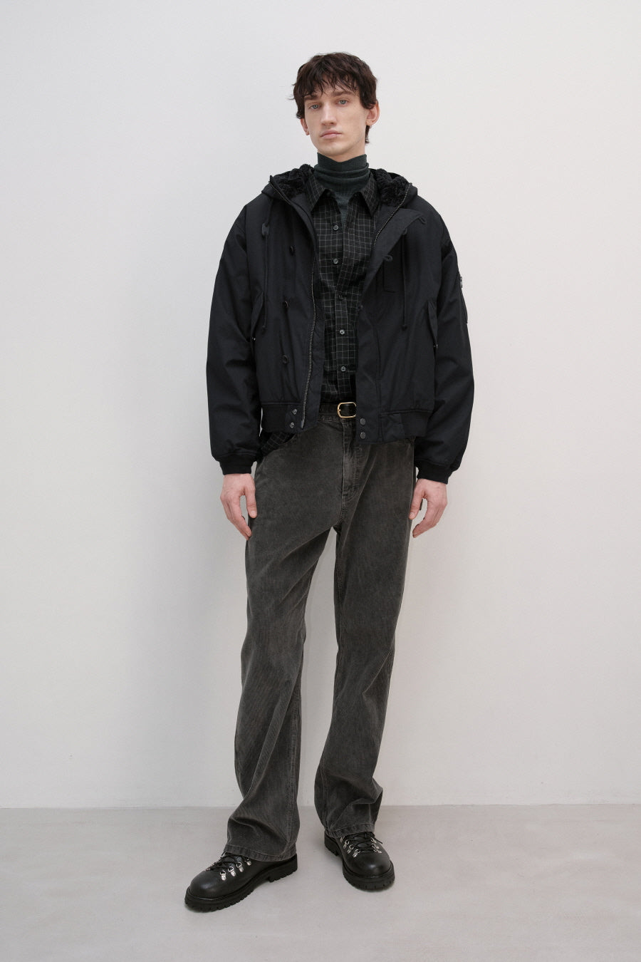 Insilence - N-2B Pilot Parka (Black) product image 7 | TRAB K-Fashion Australia