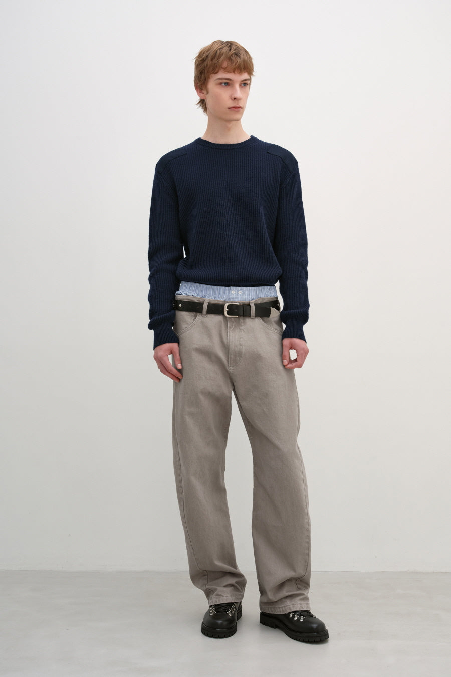 Insilence - Engineer Fit Denim Pants (Beige) product image 5 | TRAB K-Fashion Australia