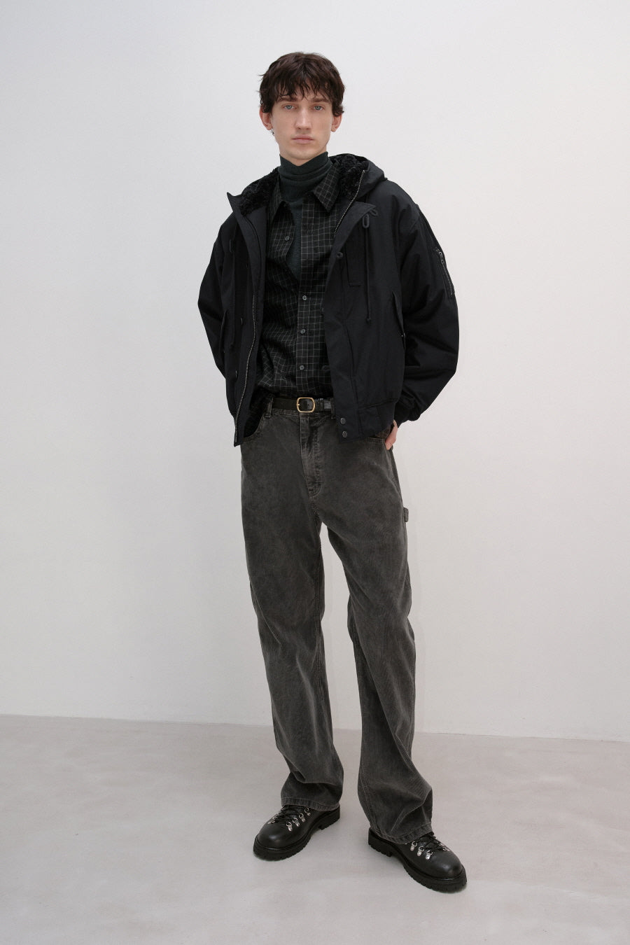 Insilence - N-2B Pilot Parka (Black) product image 8 | TRAB K-Fashion Australia