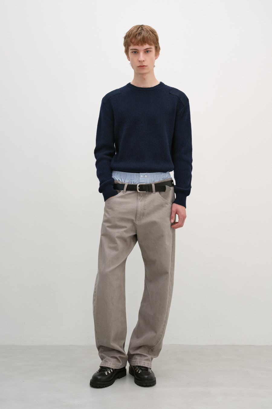 Insilence - Military Patch Pullover (Dark Navy) product image 3 | TRAB K-Fashion Australia