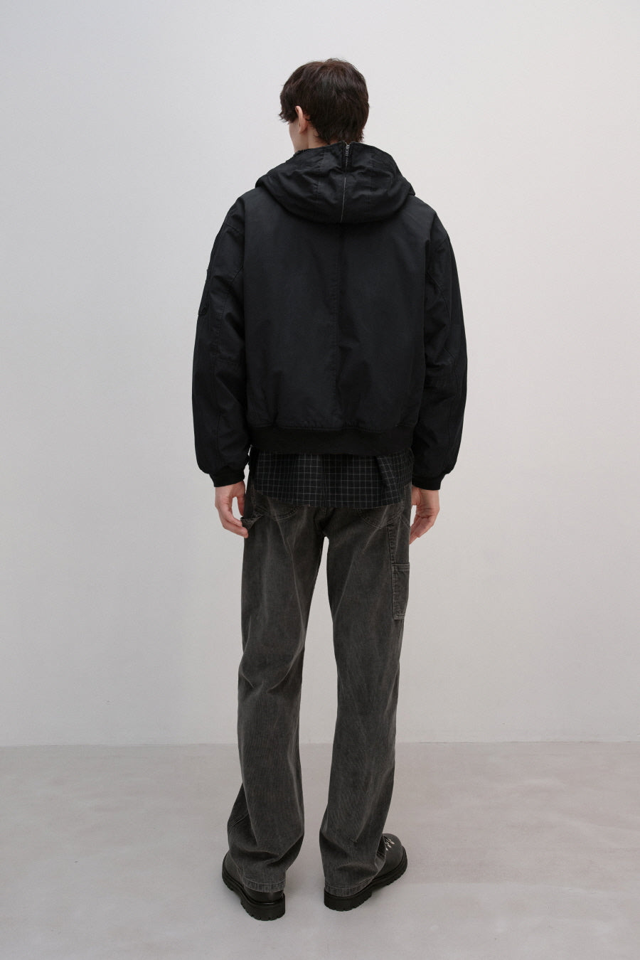 Insilence - N-2B Pilot Parka (Black) product image 6 | TRAB K-Fashion Australia