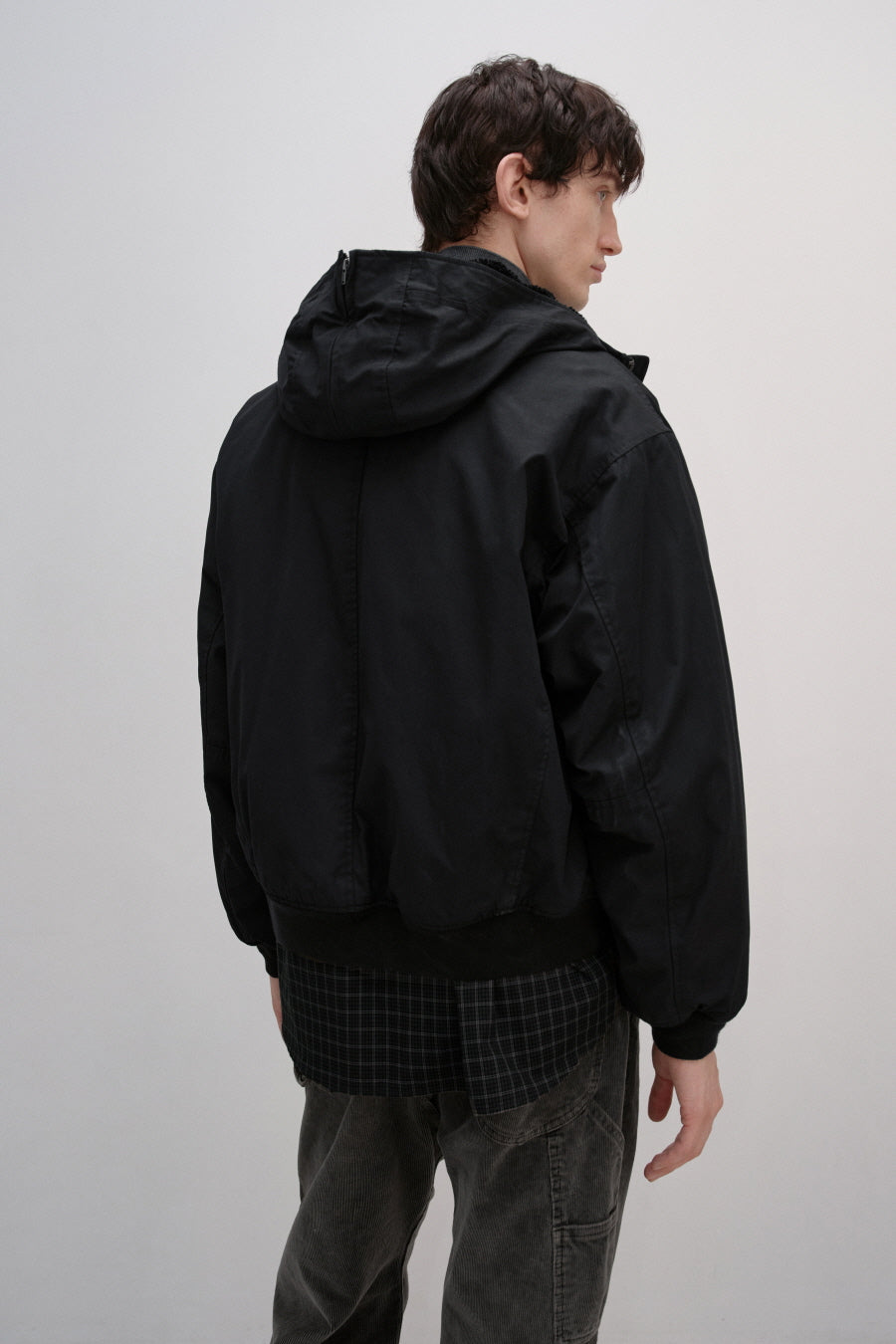 Insilence - N-2B Pilot Parka (Black) product image 3 | TRAB K-Fashion Australia